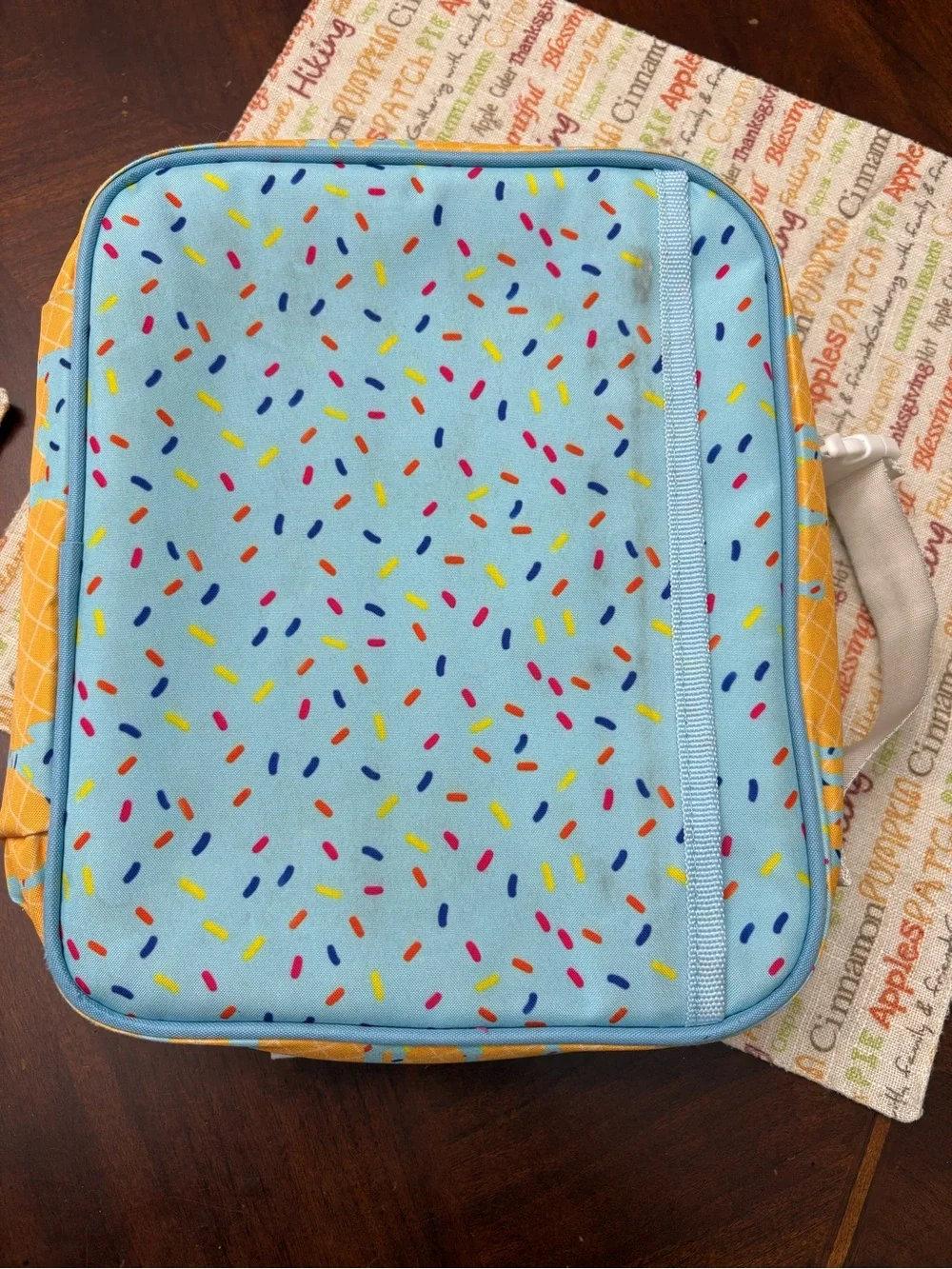 Baseball lifestyle 101 -Kids Ice Cream Sprinkles Backpack and lunchbox